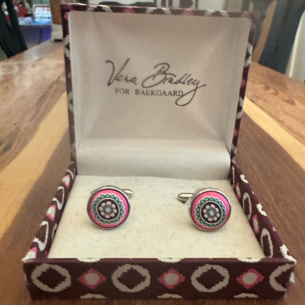 Vera Bradley Cuff Links